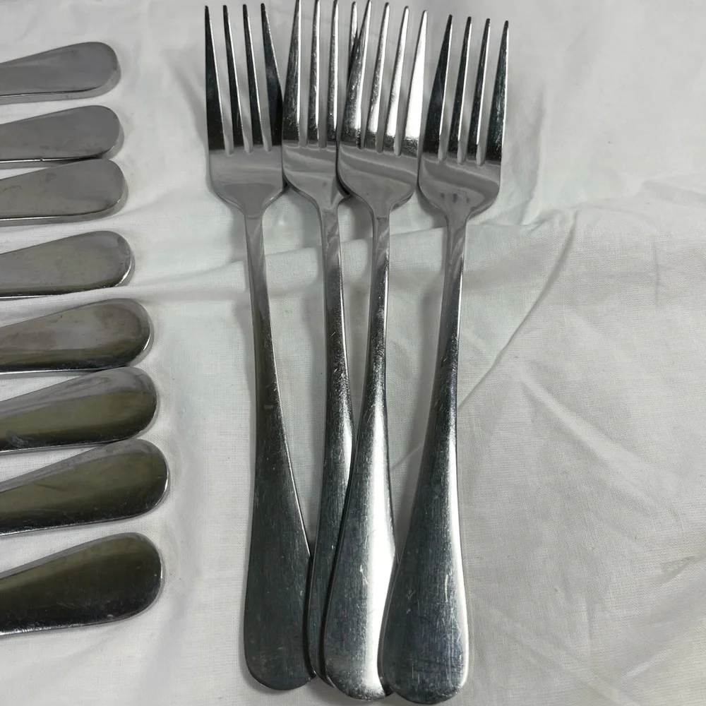 ⭐️Stainless Steel Cutlery Set 35 Pieces, 6 small spoons, 5 small forks